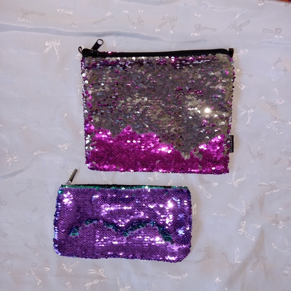 Sequin cosmetic bags - Picture 4 of 4